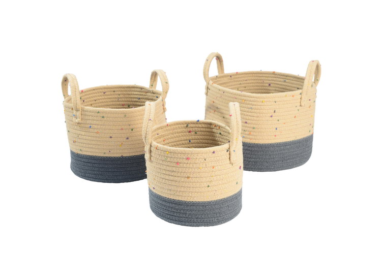 Cotton rope baskets,Cotton rope